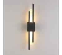 Lampada da parete a LED da 8 W, moderna illuminazione verso l'alto e verso il basso, lampada per interni in acrilico, per camera da letto, soggiorno, corridoio, scale, luce bianca calda 3000 K