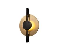 Lampada da parete a LED di lusso postmoderna per camera da letto, comodino, soggiorno, corridoio, stile nordico semplice, in rame, adatta per ville, scale, hotel,attività commerciali,di illuminazione