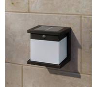 Lampada da parete a LED e solare Philips Diara, nera, con sensore, IP44 Philips