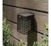 Lampada da parete a LED e solare Philips Hara, nera, con sensore, IP44 Philips