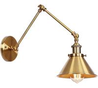 Lampada da parete a LED for interni Lampada da parete in metallo con braccio lungo orientabile a braccio lungo Applique da parete industriali vintage retrò for soggiorno Camera da letto Corridoio Scal