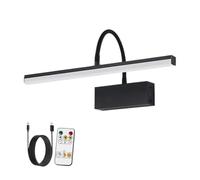 Lampada da parete a LED for interni ricaricabile, dimmerabile da 40 cm | 4400 mAh For opere d'arte da galleria, dipinti, foto, ritratti Copertura completa