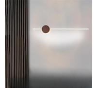 Lampada da Parete a LED in Legno, Applique da Parete a Strisce Lunghe, Moderna Lampada da Parete per Comodino, da Interno, in Alluminio, lineare, con Specchio, Creativa, Semplice, per Soggiorno