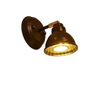 Lampada da Parete a LED in Stile Country, Vintage, Industriale, a Testa Singola, per Soggiorno, corridoio, Scale, faretti da Parete in Ferro battuto, Applique, Lanterna, per Interni ed Esterni