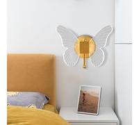 Lampada da parete a LED Lampada a farfalla minimalista Illuminazione calda