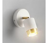 lampada da parete a led, lampada da parete applique girevole a 360° luci notturne in alluminio luci da lettura a parete a led 5w faretto da incasso corridoio corridoio plafoniera a led per studio per