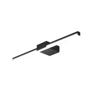 Lampada da parete a LED Lampada da toeletta for bagno 40 cm 55 cm AC85-265 V, Lampade da parete moderne for interni Lampade da parete a specchio Nero Bianco(40CM 8W,5500 7000k)