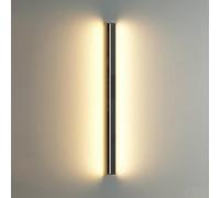 Lampada da Parete a LED, Luce Nera, Applique, Striscia Lunga montata Bianco Caldo 3000k, Adatta per Camera da Letto, Soggiorno, corridoio