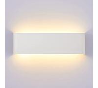 Lampada da parete a LED, moderna lanterna da parete in alluminio, rettangolare, lunga striscia per soggiorno, camera da letto, decorazione per la casa