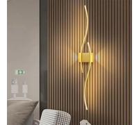 Lampada da Parete a LED Moderna per Interni, Applique da Bar a Forma di Onda, luci Ricaricabili Tramite USB, Illuminazione in Ferro Acrilico a Striscia Lunga per Soggiorno, Comodino, Camera da l