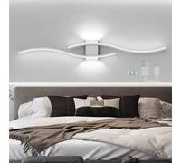 Lampada da Parete a LED Moderna per Interni, Applique da Bar a Forma di Onda, luci Ricaricabili Tramite USB, Illuminazione in Ferro Acrilico a Striscia Lunga per Soggiorno, Comodino, Camera da l