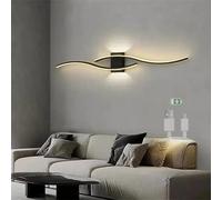 Lampada da Parete a LED Moderna per Interni, Applique da Bar a Forma di Onda, luci Ricaricabili Tramite USB, Illuminazione in Ferro Acrilico a Striscia Lunga per Soggiorno, Comodino, Camera da l