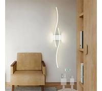 Lampada da Parete a LED Moderna per Interni, Applique da Bar a Forma di Onda, luci Ricaricabili Tramite USB, Illuminazione in Ferro Acrilico a Striscia Lunga per Soggiorno, Comodino, Camera da l