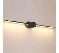 Lampada da Parete a LED per Bagno sopra Lo Specchio, Nera, per sottopensile, Applique da Parete lineare, luci Frontali per Specchio da Bagno, lampade per mobiletto per Bagno