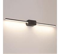 Lampada da Parete a LED per Bagno sopra Lo Specchio, Nera, per sottopensile, Applique da Parete lineare, luci Frontali per Specchio da Bagno, lampade per mobiletto per Bagno