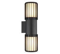 Globo Lampada Parete LED Up & Down IP54 Antracite 38 cm 2 Luci