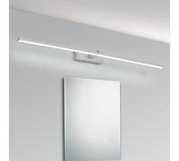 Lampada da Parete a LED per Specchio da Bagno, Nera, 18 W, Lunga 100 cm, Applique da Parete, 2 Temperature di Colore, 3000 K/6000 K, sopra Lo Specchio, per Bagno, Soggiorno, Camera da Letto