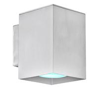 Lampada da parete a LED RGB dimmerabile con telecomando Lampada per scale Lampada per corridoio Lampada per soggiorno Lampada da parete, alluminio, downlight, 3W 200lm bianco caldo, LxH 7,5 x 10,6 cm