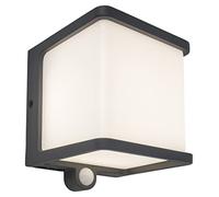 LUTEC Applique LED solare Doblo con sensore movimento Lutec