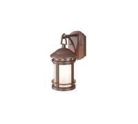 Lampada da Parete Alluminio Braun IP44 Balcone Giardino B: 17,7 CM E27 Lanterna
