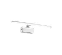 Applique Moderna Alma Metallo Cromo Led 12,5W 3000K Luce Calda