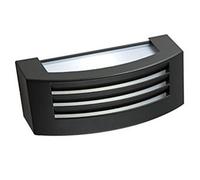 Lampada da parete applique con griglia illuminazione da esterno grigio