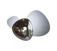 Applique Contemporanea Jack-Stone Acciaio Colore Nichel Led 8W