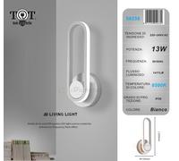 Lampada da Parete Applique LED Ovale oro bianco Esterno Interno orientabile [EEK: A+]