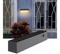 lampada da parete applique muro led ad energia solare sensore di movimento