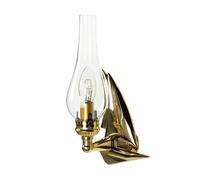 Lampada Da Parete BARCA In Ottone Marittima Rustica Per Bagno E Corridoio