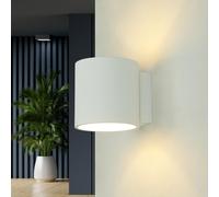 Lampada Da Parete Bianca Piccola G9 Moderna Su Giù Per Corridoio E Scale