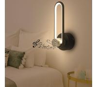 Lampada Parete da Altoparlante Camera Letto Bluetooth LED H 32,5 CM [EEK: Inaditato]