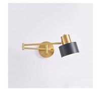 Lampada da parete Braccio lungo regolabile, Applique da parete E27 per interni Apparecchi di illuminazione Rondelle da parete vintage industriali Bracci oscillanti Lampada da parete pieghevole per