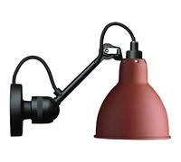 Lampada da Parete Braccio Oscillante Regolabile Industriale, Applique da Parete da Comodino Luce da Muro Lettura Interno Decorazioni per la Casa Retrò Adatto a Camera da Letto Soggiorno,Rosso