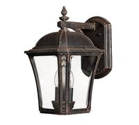 Lampada da Parete Braun Antico Alluminio IP44 Rustico Donna Esterni Casa Patio