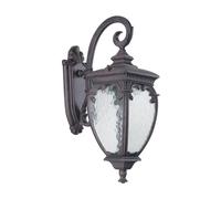 Lampada Da Parete Classica Da Esterno Alluminio Bronzo 1 Luce E27 60W Ip44