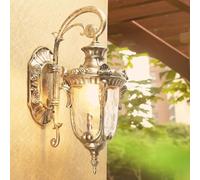 Lampada da parete classica per esterni, applique a LED nera retrò, illuminazione decorativa impermeabile per casa, corridoio, giardino