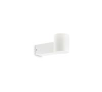 Applique Moderna Clio Alluminio Bianco 1 Luce E27