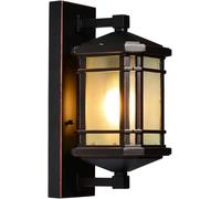 Lampada da parete Compatible with esterno europea da incasso in alluminio E27 Lampada da parete tradizionale europea Firenze American Retro Garden Villa Garage, Lampadario da soffitto