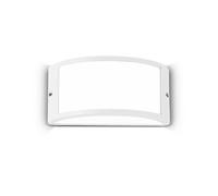 Applique Moderna Rex-1 Alluminio-Materie Plastiche Bianco 1 Luce E27