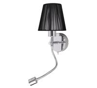 Lampada da Parete Con Cigno Interruttore E14 + LED Wandleuchte Camera da Letto