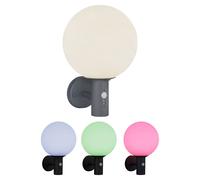 Globo Lighting Lampada da Esterno Parete Smart LED con Sensore di Movimento Antracite RGB [EEK: F]