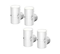 Lampada Da Parete Con Sensore Di Controllo Della Luce Bianca Calda, For Scale Regolabile A 3 Colori, Adatta For Camere Letto, Comodini E Scrivanie Ampia Applicazione(4PCS)