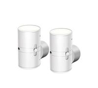 Lampada Da Parete Con Sensore Di Controllo Della Luce Bianca Calda, For Scale Regolabile A 3 Colori, Adatta For Camere Letto, Comodini E Scrivanie Ampia Applicazione(2PCS)