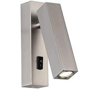Lampada da Parete Creativa, faretto da Lettura Girevole sul Comodino, Applique da Parete a LED con Interruttore, Luce Moderna per testiera, Porta di Ricarica USB, apparecchio di Illuminazione Reg