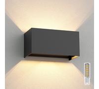 ledscom.de Applique CUBEL per esterni, antracite, IP65, Up