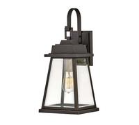 Lampada da parete da esterno applique da parete lampada da giardino ottone alluminio vetro H 48,8 cm IP44