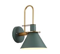 Lampada da Parete Decorativa Applique, Applique da Parete in Stile Industriale Moderno, Lampade di Personalità Nordica Lampada da Parete for Soggiorno Camera da Letto e Corridoio,Pink ( Color : Green