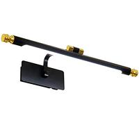 Lampada da Parete Decorativa da Comodino con Luce a LED per Bagno, in Metallo Nero, sopra Lo Specchio per toletta