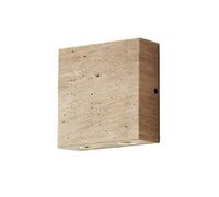 Lampada da parete decorativa in pietra naturale, faretti quadrati, applique da parete G9 COB, decorazioni for camera da letto, applique a LED, decorazioni for corridoio e casa(TYPE A - Two heads)